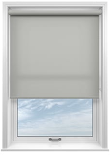 Roma, Grey Nickel - Motorised Roller Blind